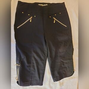 Jamie Sadock Black Nylon Blend Shorts